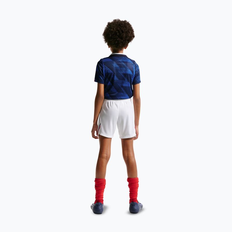 Spodenki piłkarskie dziecięce Nike FFF 2026 Stadium Home white/metallic copper 3