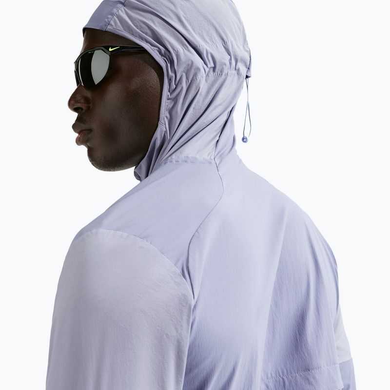 Kurtka do biegania męska Nike Stride Dri-Fit iron purple/indigo haze 5