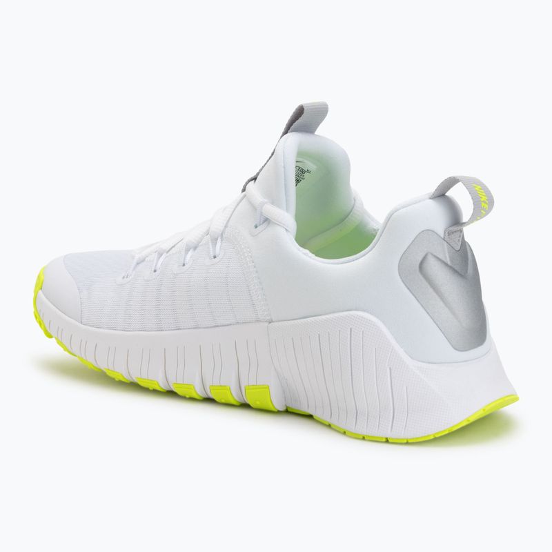 Buty treningowe damskie Nike Free Metcon 6 white/volt/metallic silver 3