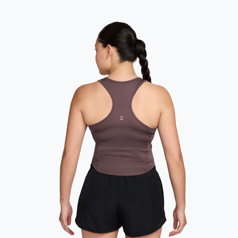 Koszulka do biegania damska Nike Swoosh Run Dri-Fit tattoo/black/white 2