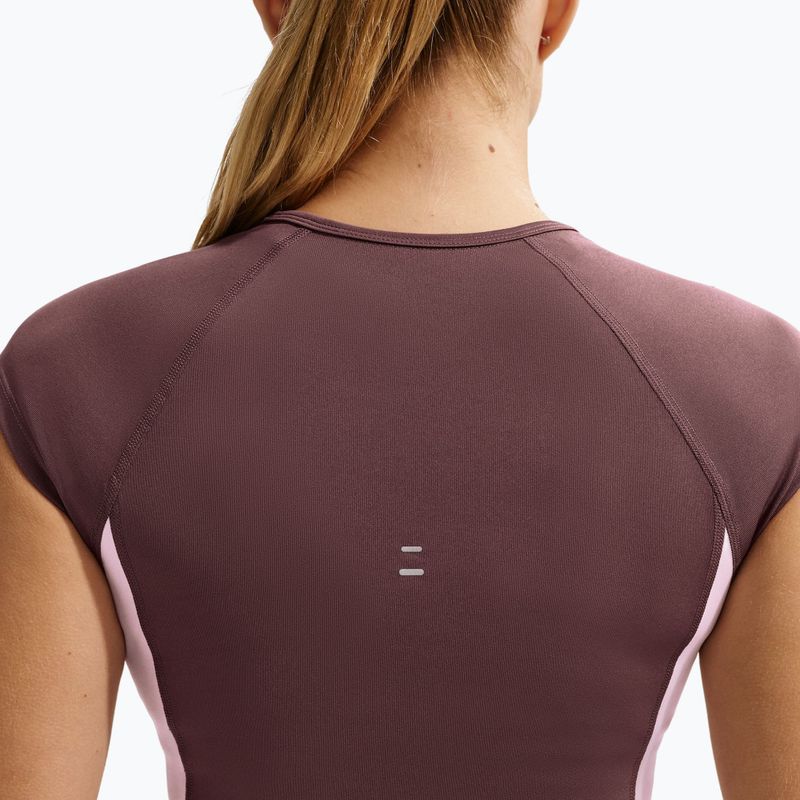 Koszulka do biegania damska Nike Swoosh Run Dri-Fit tattoo/pink foam/white 5