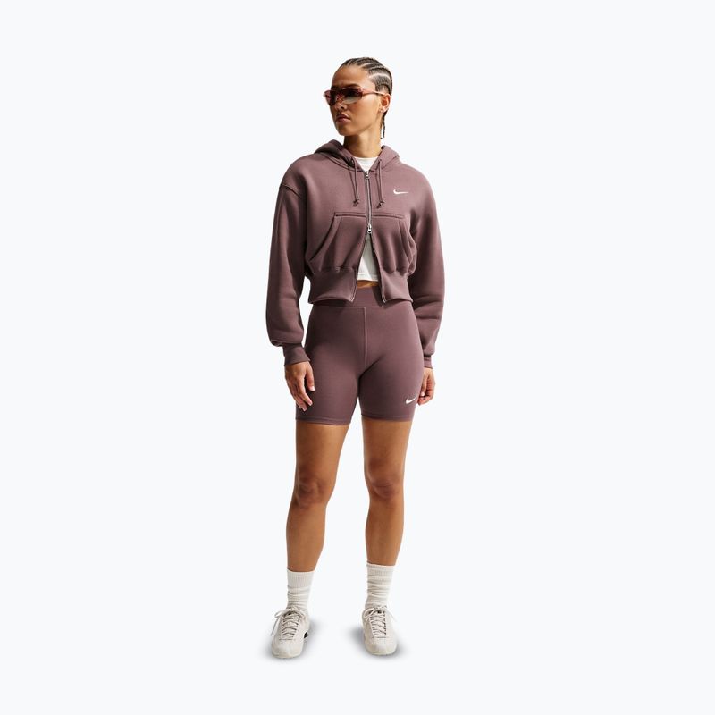 Spodenki damskie Nike Sportswear Classic High-Waisted 8" Biker tattoo/sail 2