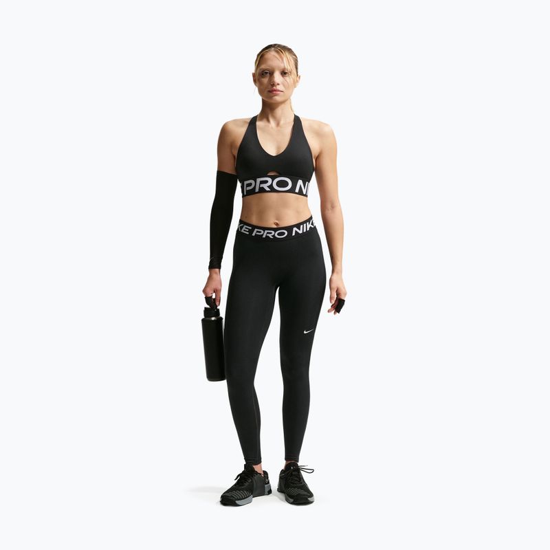 Biustonosz treningowy Nike Pro Sculpt Medium Support black/white/white 2