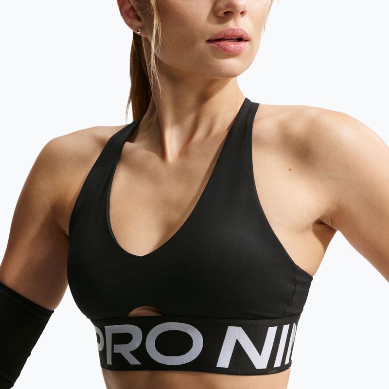 Biustonosz treningowy Nike Pro Sculpt Medium Support black/white/white 4