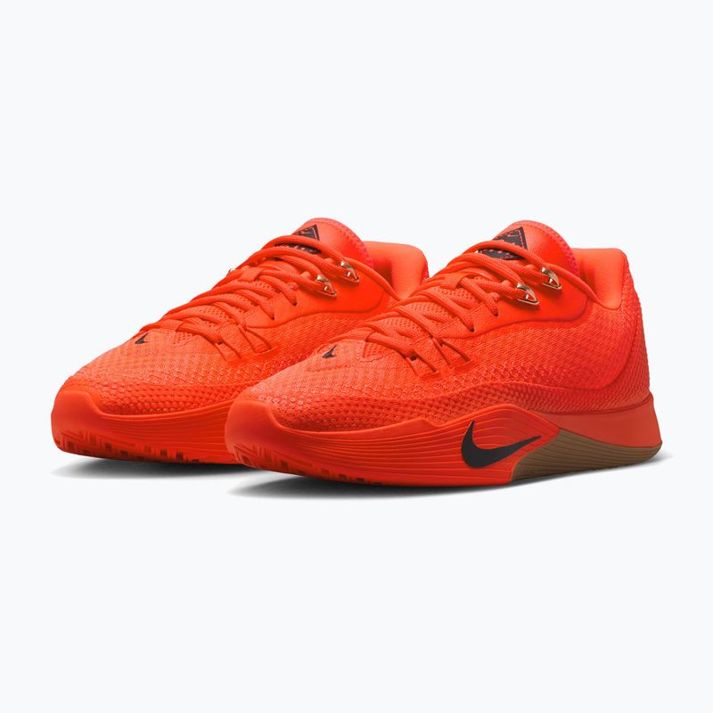 Buty do koszykówki męskie Nike Street Flare bright crimson/gum light brown/black 3