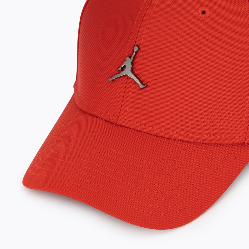 Czapka z daszkiem Nike Jordan Rise Structured Metal Jumpman chile red/r511 3