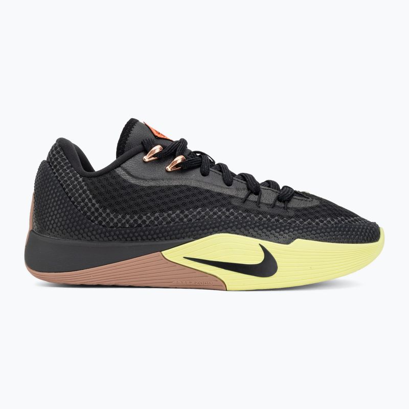 Buty do koszykówki męskie Nike Street Flare black/light lemon twist/desert dust/black 2