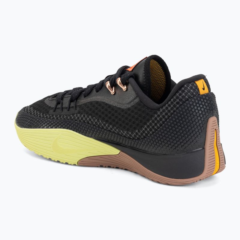 Buty do koszykówki męskie Nike Street Flare black/light lemon twist/desert dust/black 3