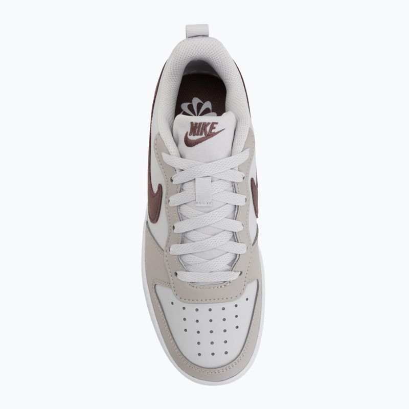 Buty dziecięce Nike Court Borough Low Essential+ vast grey/moon particle/white/tattoo 5