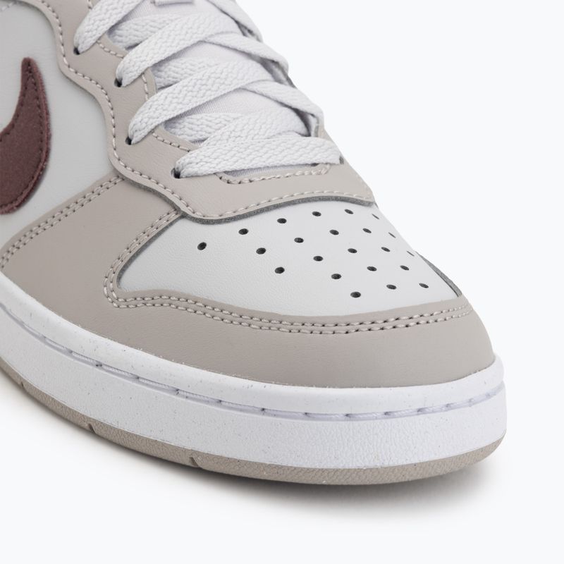 Buty dziecięce Nike Court Borough Low Essential+ vast grey/moon particle/white/tattoo 7