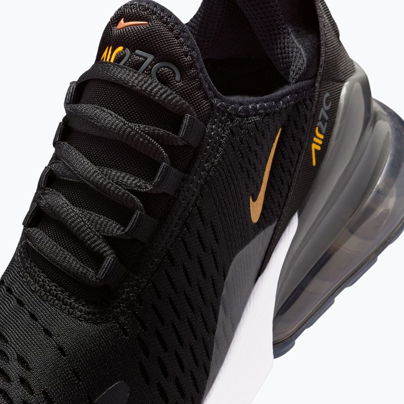 Buty dziecięce Nike Air Max 270 black/laser orange/metallic copper 8
