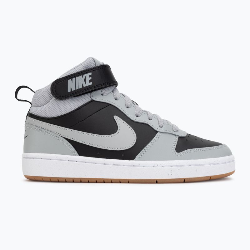 Buty Nike Court Borough Mid 2 black/white/gum med brown/light smoke grey 2