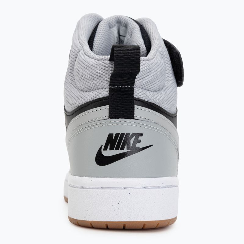 Buty Nike Court Borough Mid 2 black/white/gum med brown/light smoke grey 6