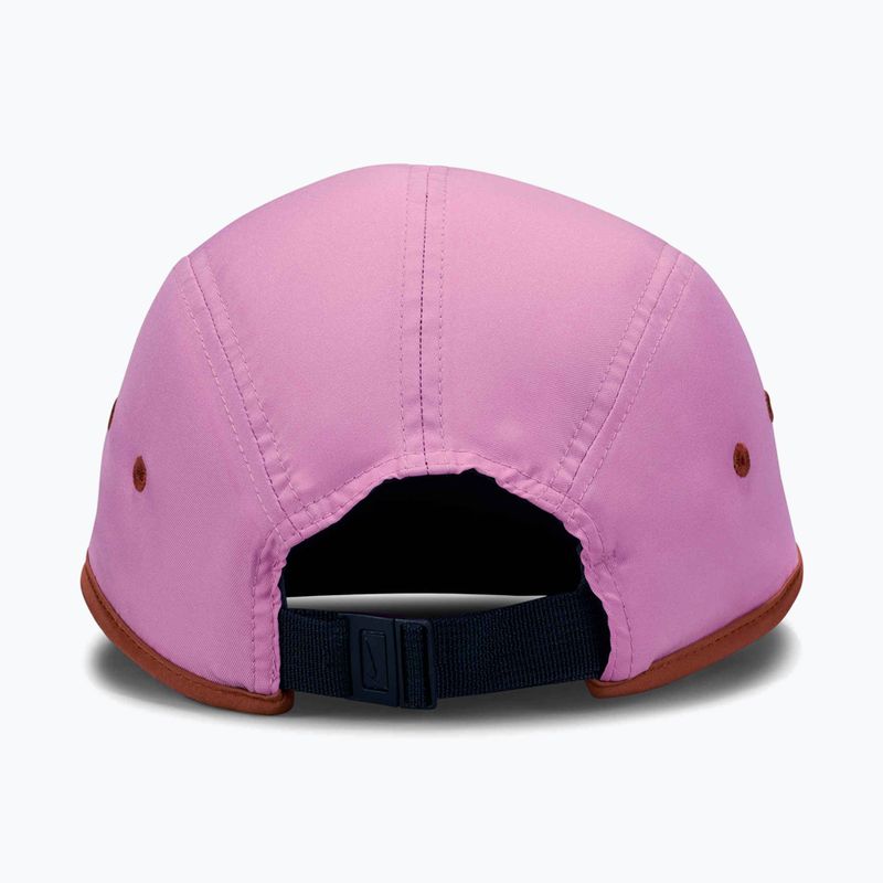 Czapka z daszkiem Nike Dri-Fit Fly light magenta/dusty peach/orange frost 2