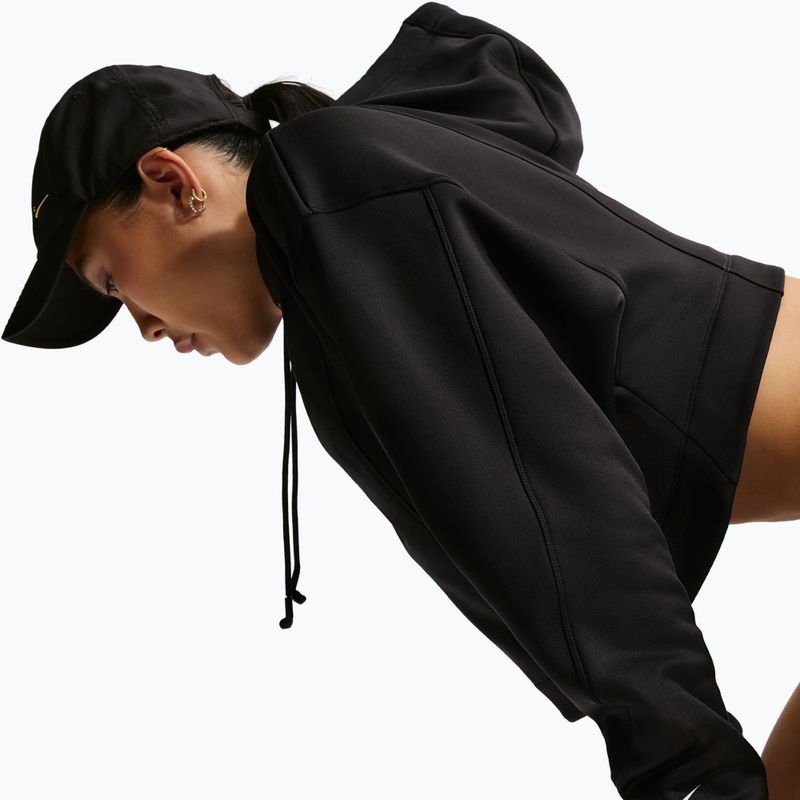 Bluza treningowa damska Nike Pro Therma-Fit Hoodie black/white 6