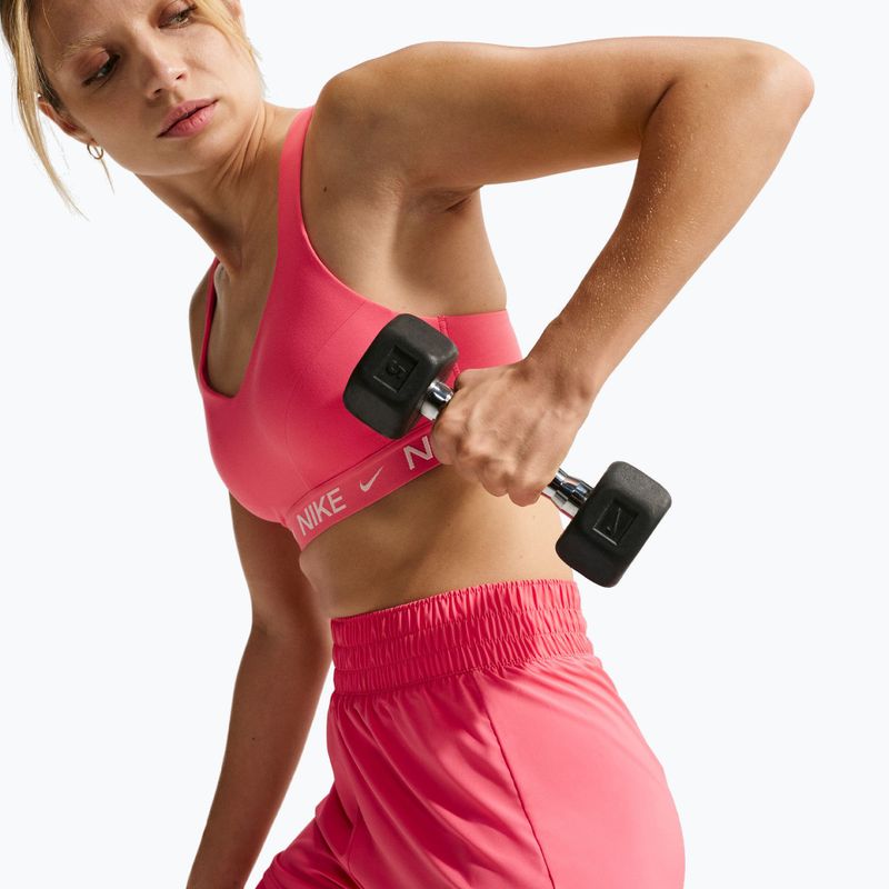 Spodenki damskie Nike One Dri-Fit High-Waisted 3" 2In1 sea coral/white 5