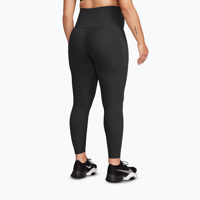 Legginsy damskie Nike One Seamless Front High-Waisted sapphire/white 2