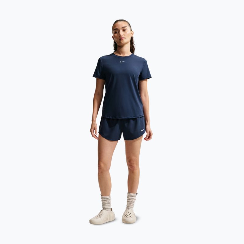 Spodenki treningowe damskie Nike One midnight navy/white 2