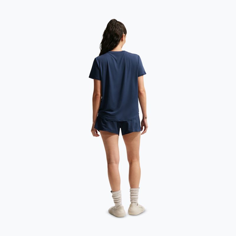 Spodenki treningowe damskie Nike One midnight navy/white 3