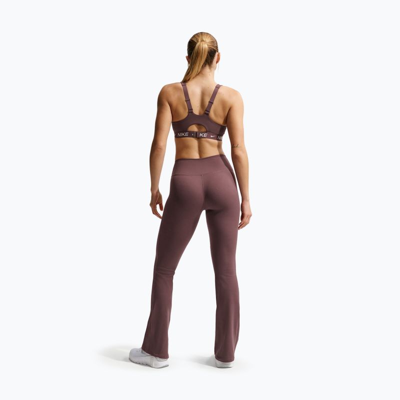 Legginsy damskie Nike One High Waisted Flared tattoo/white 3