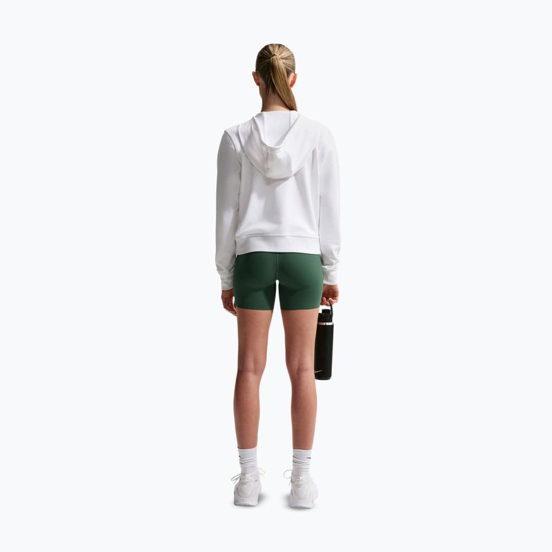 Spodenki damskie Nike Zenvy High Waisted Biker 5" fir/white 3