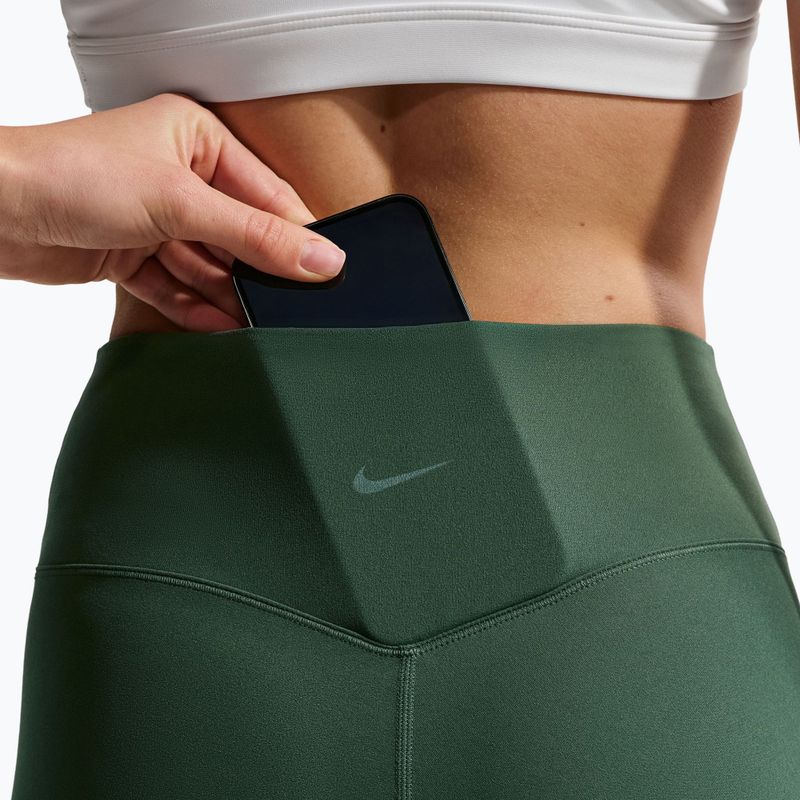 Spodenki damskie Nike Zenvy High Waisted Biker 5" fir/white 7