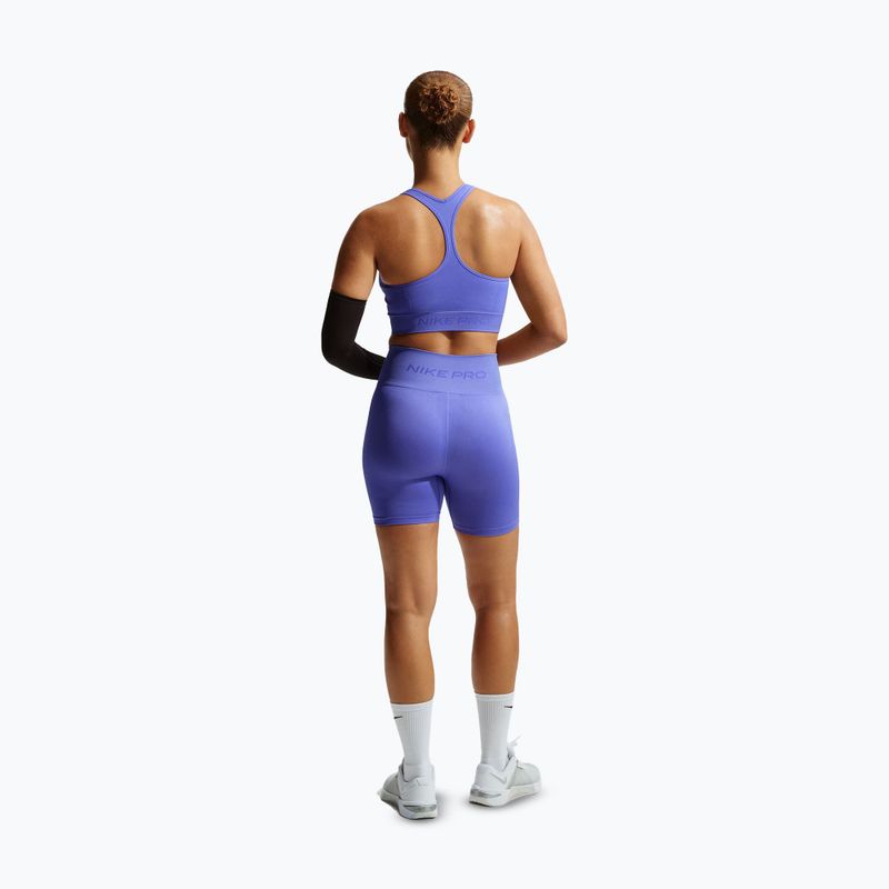 Spodenki damskie Nike Pro Seamless High-Waisted Biker 5" sapphire 3