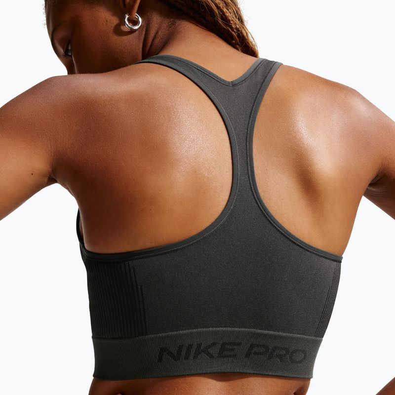 Koszulka damska Nike Pro Seamless Dri-Fit Cropped dark 5