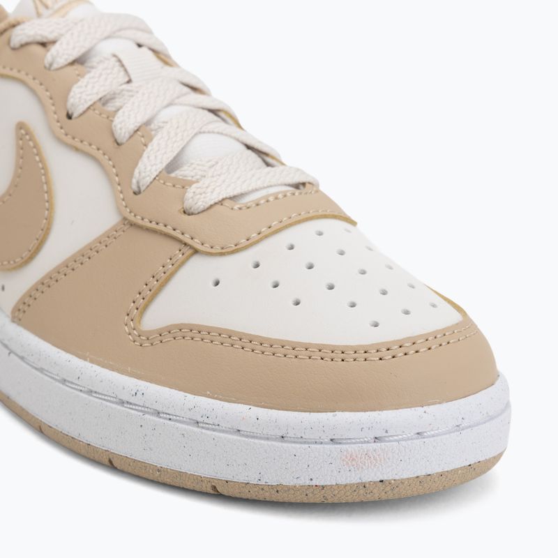 Buty dziecięce Nike Court Borough Low Next Bloom phantom/white/linen 7