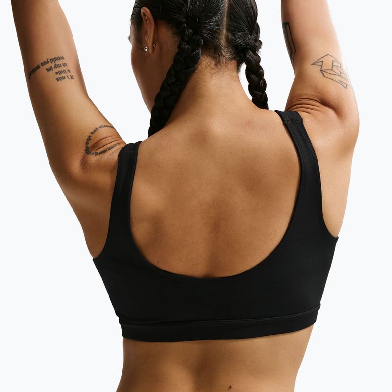 Biustonosz treningowy Nike One Medium Support black/white 4