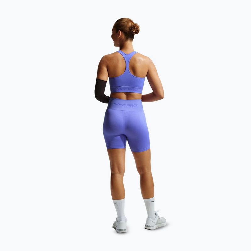 Koszulka damska Nike Pro Seamless Dri-Fit Cropped sapphire 3