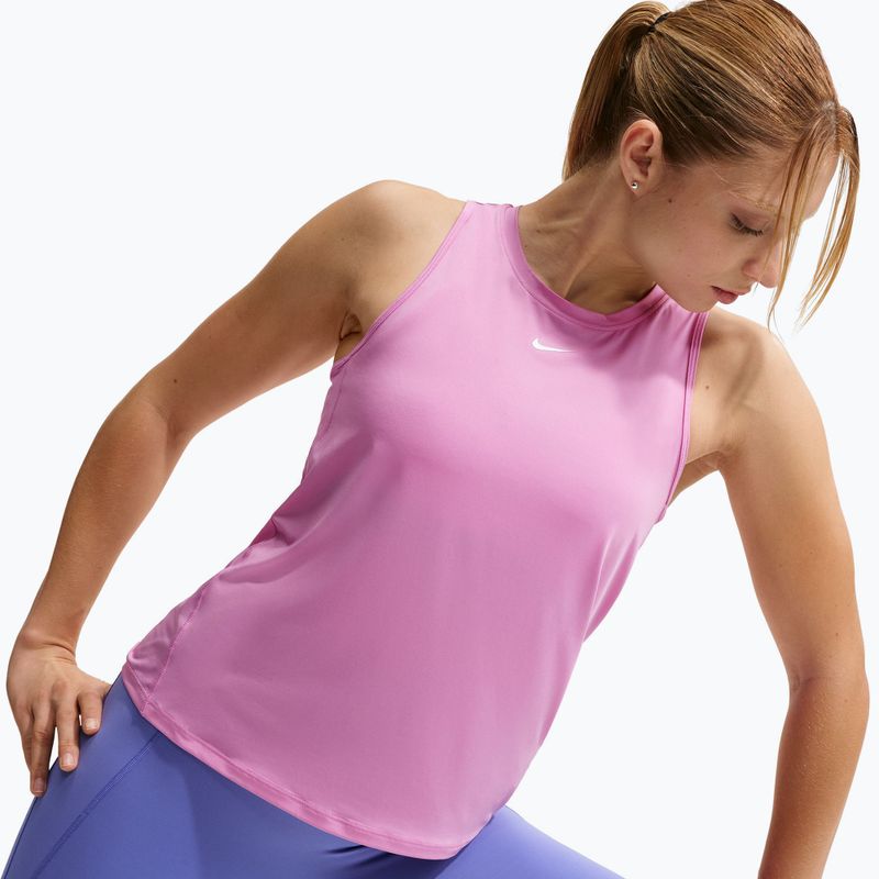 Koszulka treningowa damska Nike One Classic Dri-Fit light magenta/white 4