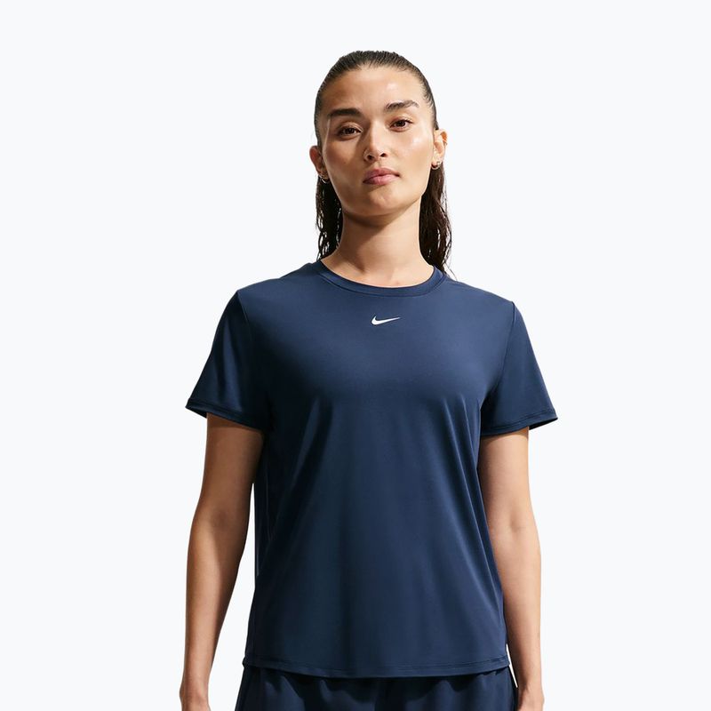 Koszulka treningowa damska Nike One Classic midnight navy/white