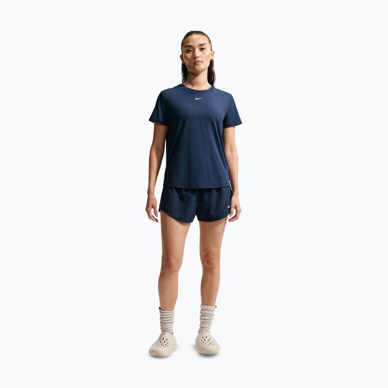 Koszulka treningowa damska Nike One Classic midnight navy/white 2