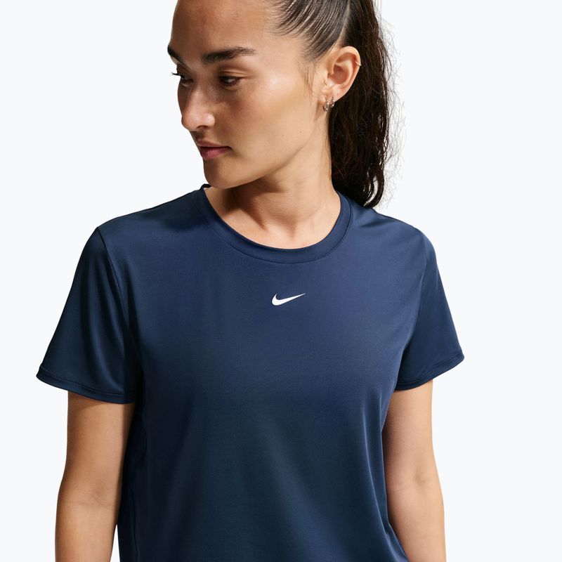 Koszulka treningowa damska Nike One Classic midnight navy/white 4