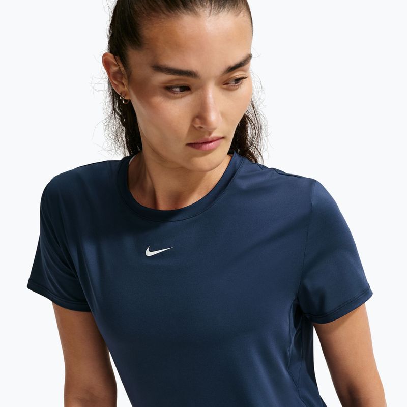 Koszulka treningowa damska Nike One Classic midnight navy/white 5