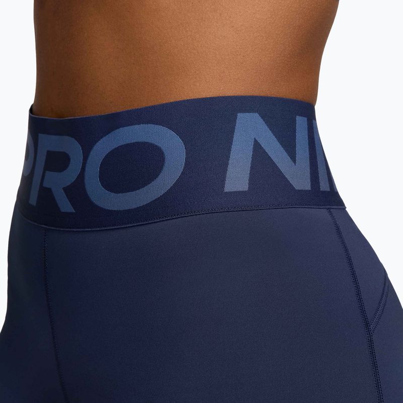 Spodenki damskie Nike Pro Sculpt High Waisted 3" Biker midnight navy/white 4