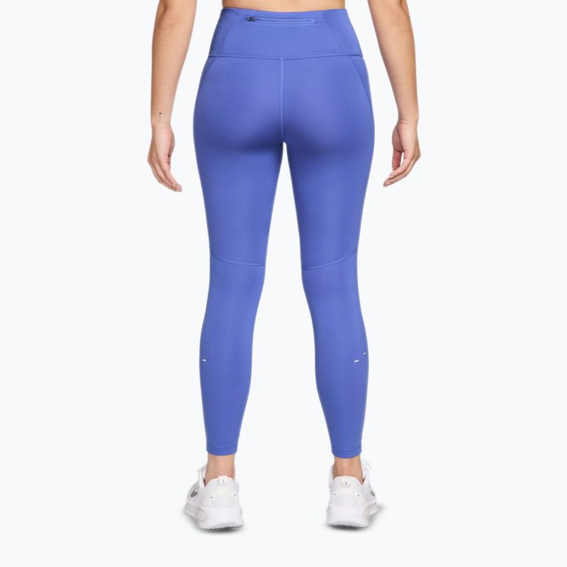 Legginsy do biegania damskie Nike Tempo High-Waisted 7/8 sapphire 2