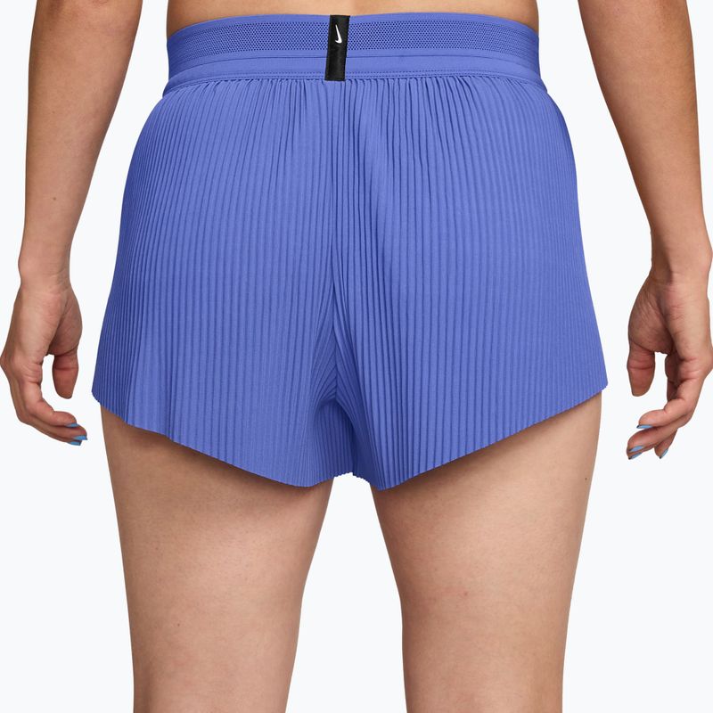 Spodenki do biegania damskie Nike AeroSwift Dri-Fit ADV Mid-Rise 3" sapphire/black/white/black 2