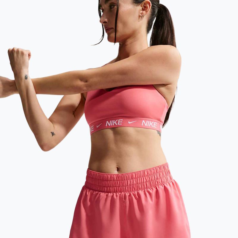 Spodenki do biegania damskie Nike One Dri-FIT 2IN1 sea coral/white 6