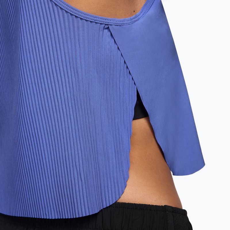 Koszulka do biegania damska Nike AeroSwift Dri-Fit ADV Cropped Tank Top off sapphiree/black 3