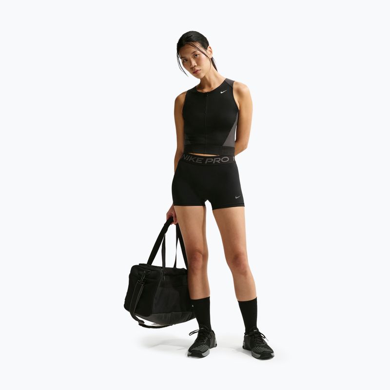 Koszulka treningowa damska Nike Pro Dri-Fit black/anthracite/white 2