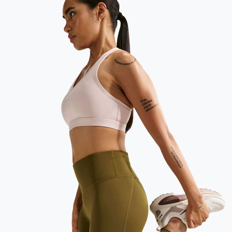 Legginsy do biegania damskie Nike Tempo High-Waisted 7/8 olive flak 5