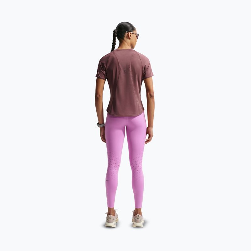 Legginsy do biegania damskie Nike Swift 7/8 light magenta 3