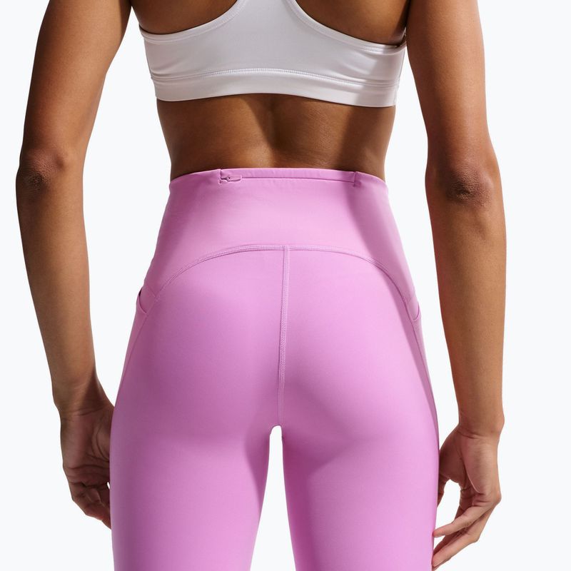 Legginsy do biegania damskie Nike Swift 7/8 light magenta 7