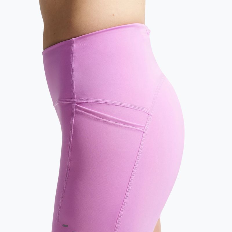 Spodenki do biegania damskie Nike Swift High-Waisted 4" light magenta 6
