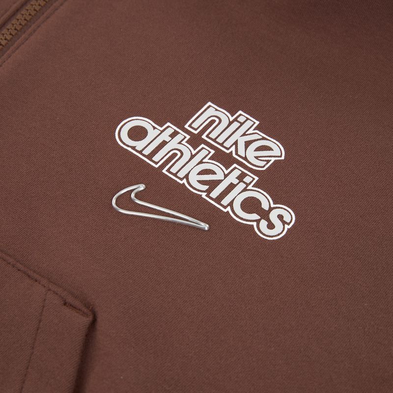 Bluza damska Nike Phoenix Full-Zip Hoodie light chocolate 8