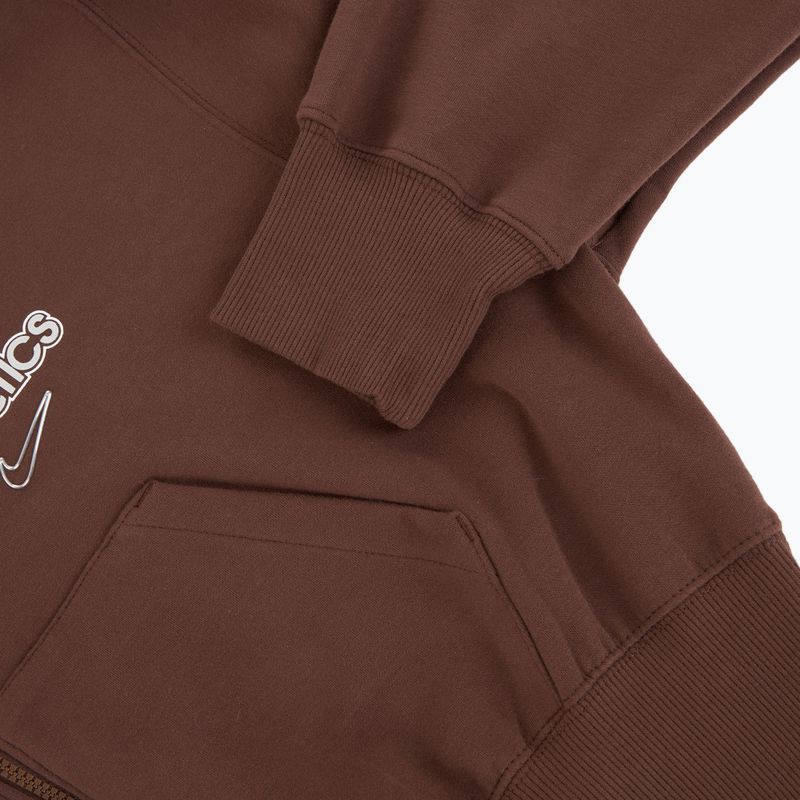 Bluza damska Nike Phoenix Full-Zip Hoodie light chocolate 9