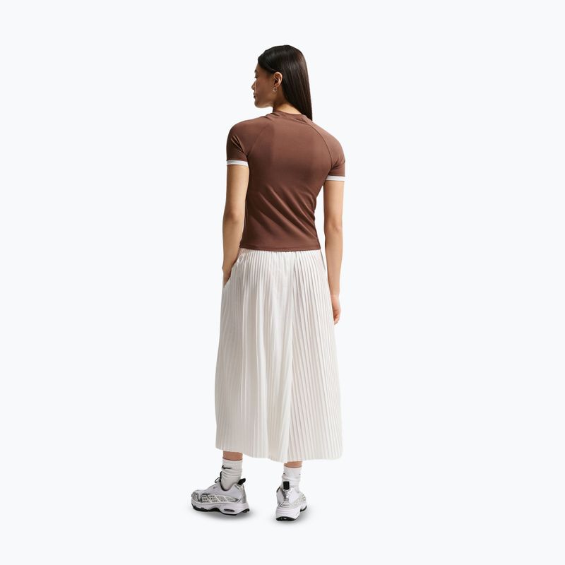 Koszulka damska Nike Gloss Fitted Top light chocolate 3
