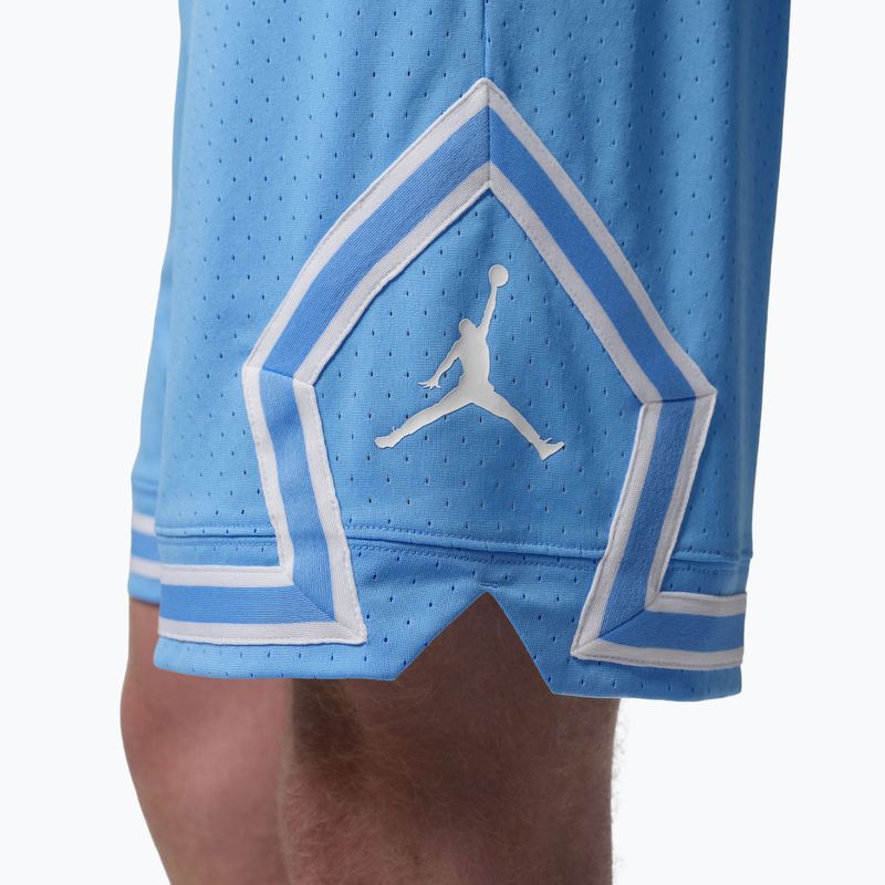 Spodenki koszykarskie męskie  Jordan Mesh Diamond 4" university blue/white/white 6